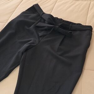 Ava & Viv Black Womens Jogger-Style Trouser